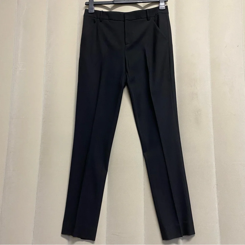 Helmut Lang Womens Pants Size 4 Straight Leg Pleated Front Corpcore Quiet Luxury